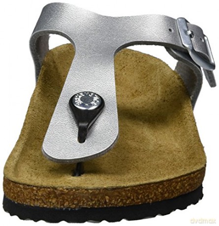 Birkenstock - GIZEH Kids Birko-Flor Regular - Silver