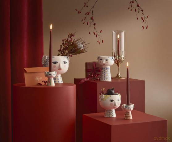 Bj¸rn Wiinblad - Eva Vase - Blue (56511)
