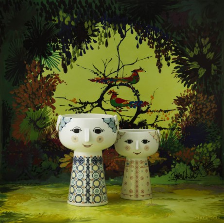 Bj¸rn Wiinblad - Eva Vase - Blue (56511)