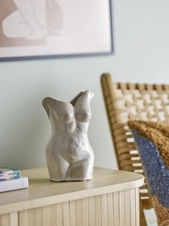 Bloomingville - Athena Vase, Nature, Stoneware (82060370)