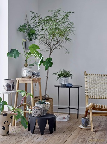 Bloomingville - Face Flowerpot - White (82048963)