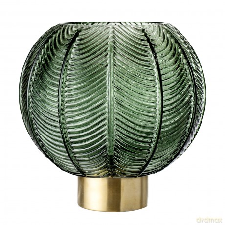 Bloomingville - Glass Vase  20 cm - Green (30704816)