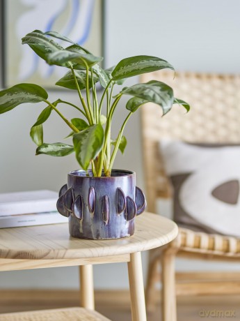 Bloomingville - Roza Flowerpot, Grey, Stoneware (82060456)