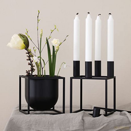 by Lassen - Kubus 4 Black 14 cm
