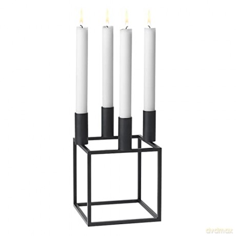 by Lassen - Kubus 4 Black 14 cm