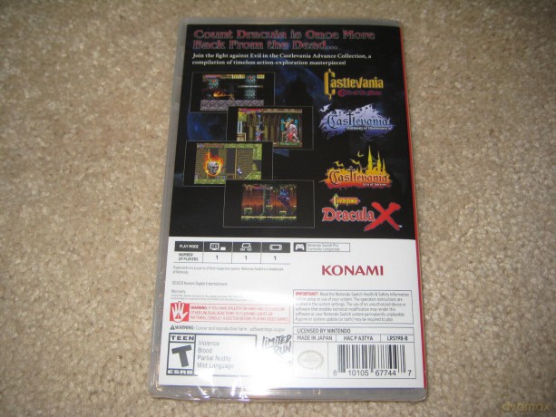 Castlevania Advance Collection - Circle of the Moon Cover [GRA SWITCH]