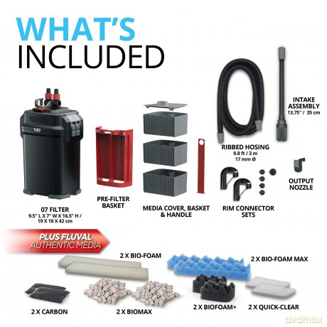 FLUVAL - Canister Filter 307 1150 L/H - (126.4307)
