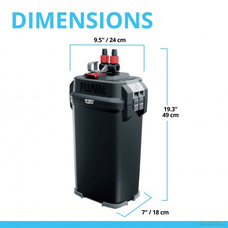 Fluval - Canister Filter 407 1450 L/T - (126.4407)