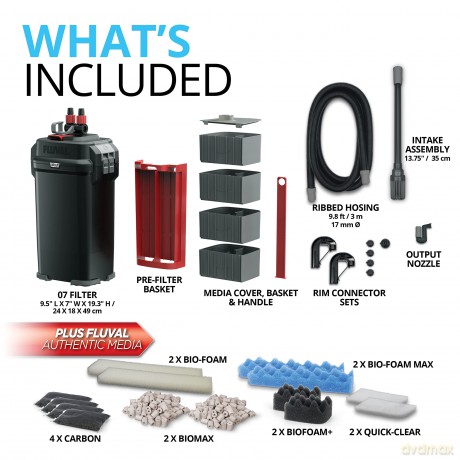 Fluval - Canister Filter 407 1450 L/T - (126.4407)