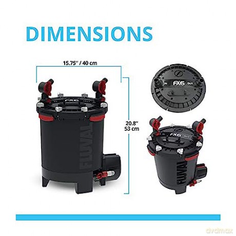 Fluval - High Perfomance Canister filter Fluval Fx6 3500lph - (HA00219)
