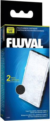 FLUVAL - Poly/Carbon Cartridge 2 pack U2 - (126.2490)