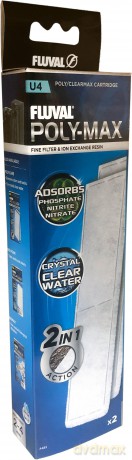 FLUVAL - Poly/Clearmax filter cartridge Fluval U4 - (126.2483)