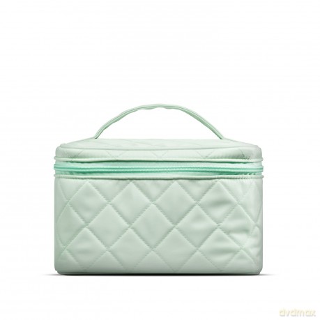 Gillian Jones - Beauty Box in quilted nylon Green