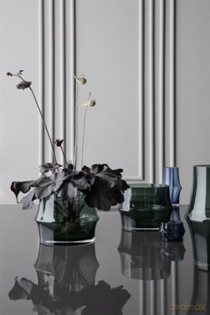 Holmegaard - ARC - Vase 21 cm, Dark Green (4340260)