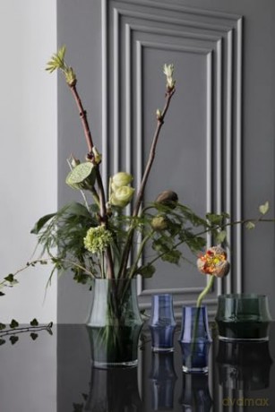 Holmegaard - ARC - Vase 21 cm, Dark Green (4340260)
