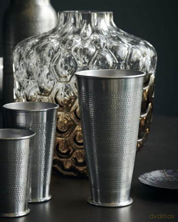 House Doctor - Arti Vase H20 cm - Antique silver (203820425)