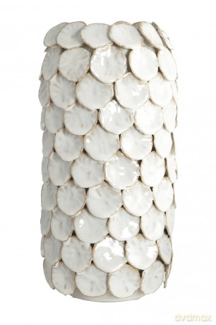 House Doctor - Dot Vase Large - White (206530501)