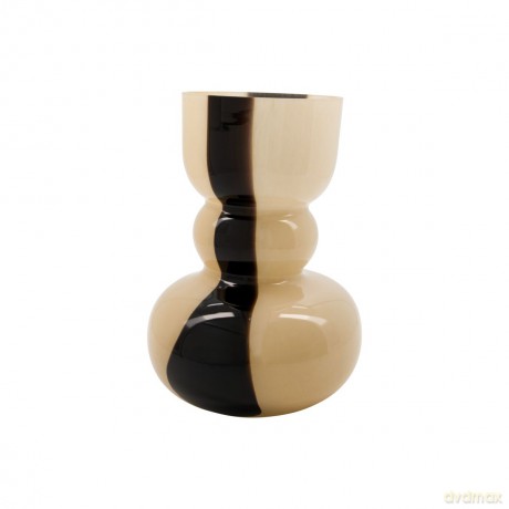 House doctor - Vase, Pilu, Black/Brown (202106060)