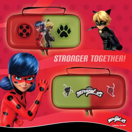 Hyperkin Official Miraculous Hard Case - Switch/Oled/Lite (Cat Noir)