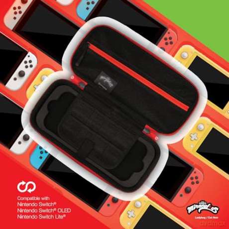 Hyperkin Official Miraculous Hard Case - Switch/Oled/Lite (Cat Noir)