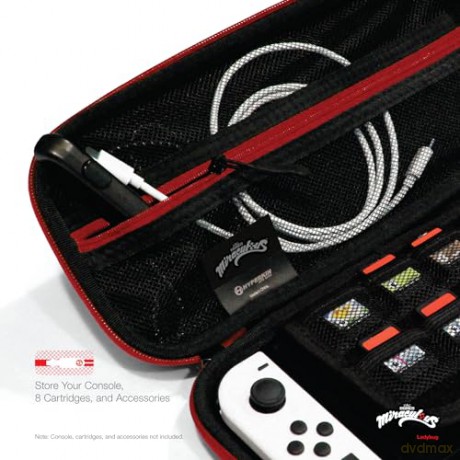 Hyperkin Official Miraculous Hard Case - Switch/Oled/Lite (Ladybug)