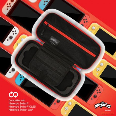 Hyperkin Official Miraculous Hard Case - Switch/Oled/Lite (Ladybug)