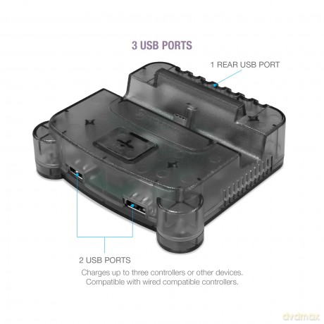 Hyperkin Retron S64 Console Dock- Switch (Smoke Gray)