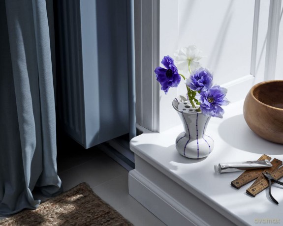 K¤hler - Signature Vase 20 cm Blue (690485)