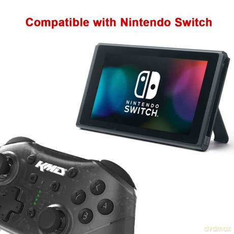 KMD Nintendo Switch Pro Wireless Controller Black