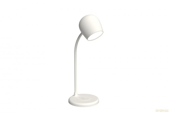 Kreafunk - Ellie - Lamp with wireless charger - White (KFEW01)