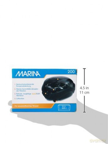 Marina - Air Pump 200 2X110L/H - (126.0076)
