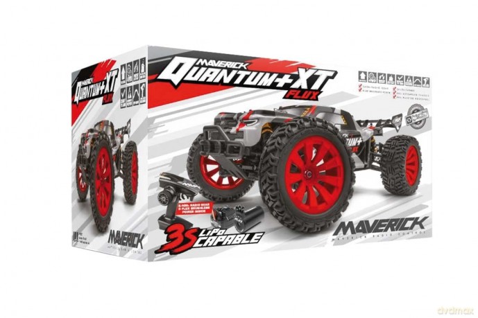 Maverick - Quantum+ XT Flux 3S 1/10 4WD Stadium Truck - Red (150301)