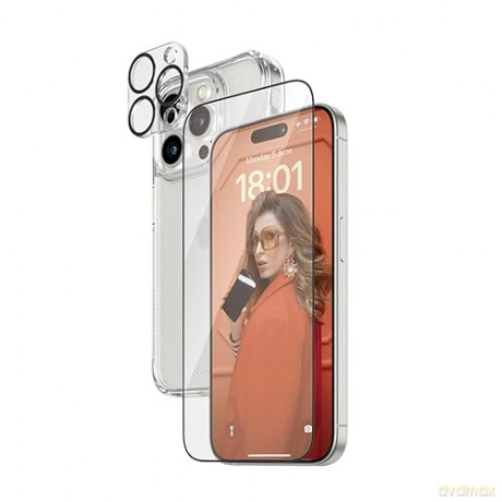 PanzerGlass - 3-i-1 Protection Pack - Apple iPhone 15 Pro