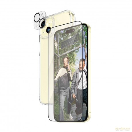 PanzerGlass - Apple Iphone 15 Plus 6,7 Ultra Wide Fit Bundle + Picture Perfect + Hardcase with D30