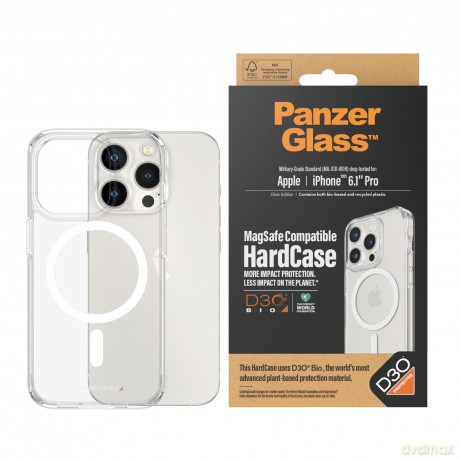 PanzerGlass - HardCase iPhone 15 Pro MagSafe Compatible with D3O