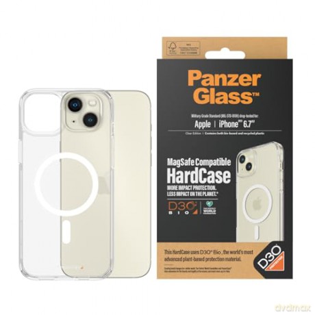 PanzerGlass - iPhone 15 Plus HardCase MagSafe with D3O
