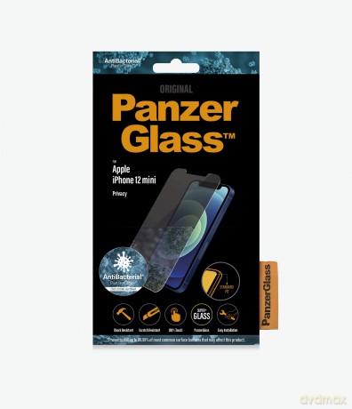 PanzerGlass - Privacy Screen Protector Apple iPhone 12 Mini - Standard Fit