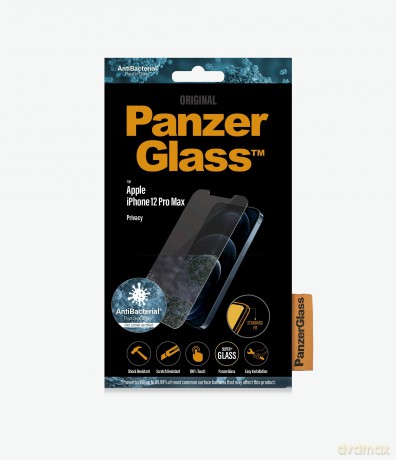 PanzerGlass - Privacy Screen Protector Apple iPhone 12 Pro Max - Standard Fit