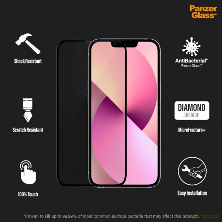 PanzerGlass - Screen Protector Apple iPhone 13 Mini - Edge-to-Edge