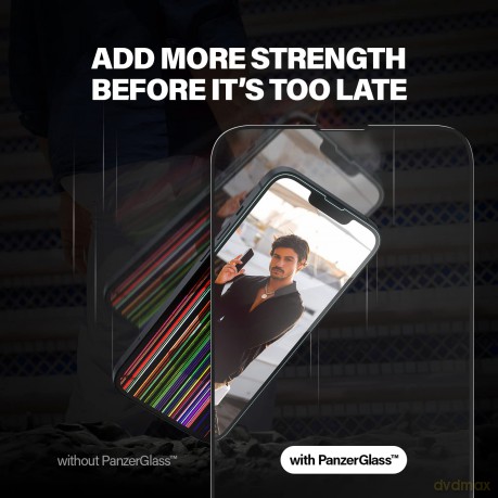 PanzerGlass - Screen Protector Apple iPhone 14 - 13 - 13 Pro - Ultra-Wide Fit w. EasyAligner