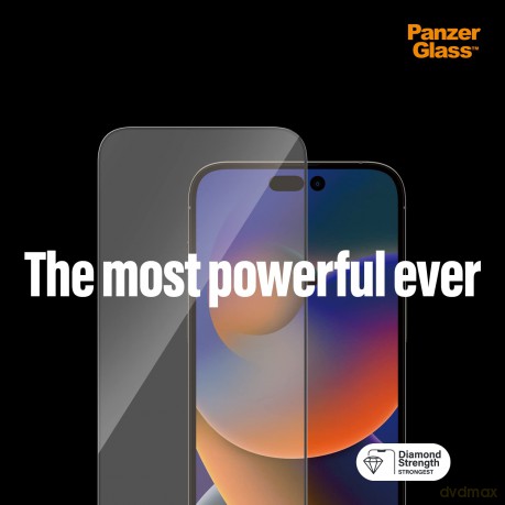 PanzerGlass - Screen Protector Apple iPhone 14 Pro Max - Ultra-Wide Fit w. EasyAligner