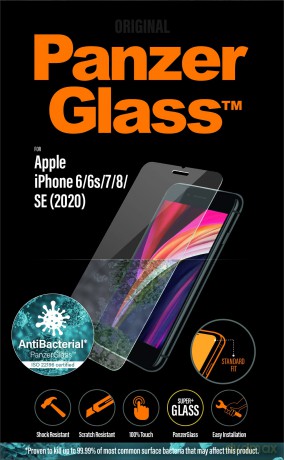PanzerGlass - Screen Protector Apple iPhone 8 - 7 - 6s - 6 - SE (2020/2022) - Standard Fit