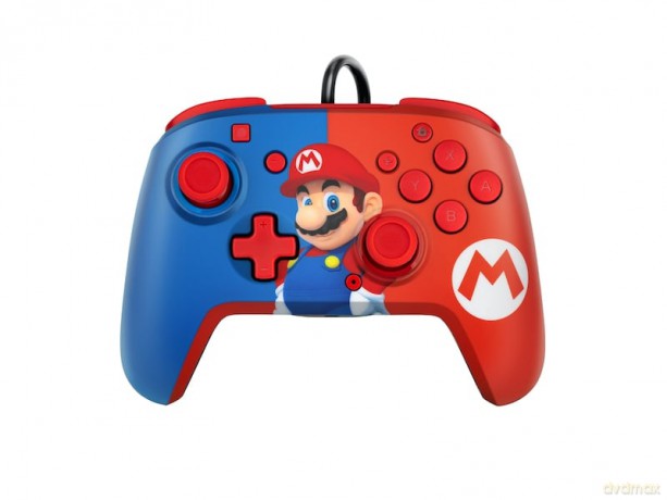 PDP Nintendo Switch Faceoff Deluxe Controller + Audio - Mario