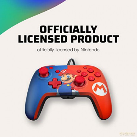 PDP Nintendo Switch Faceoff Deluxe Controller + Audio - Mario