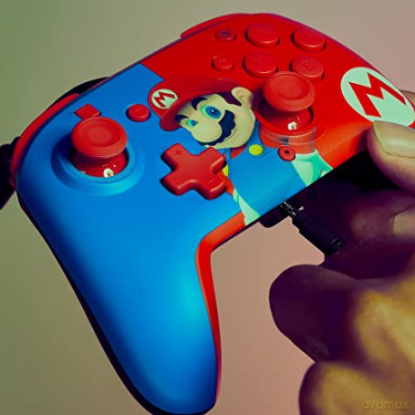 PDP Nintendo Switch Faceoff Deluxe Controller + Audio - Mario