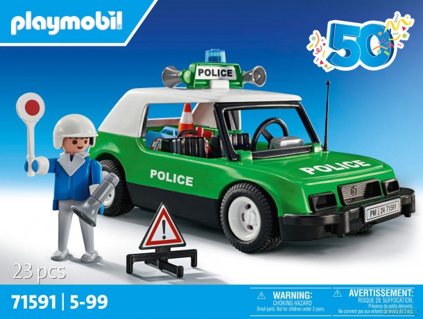 Playmobil 71591 Klasyczny Samochód Policyjny (71591) [FIGURKA]