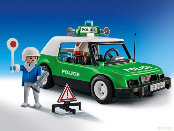 Playmobil 71591 Klasyczny Samochód Policyjny (71591) [FIGURKA]
