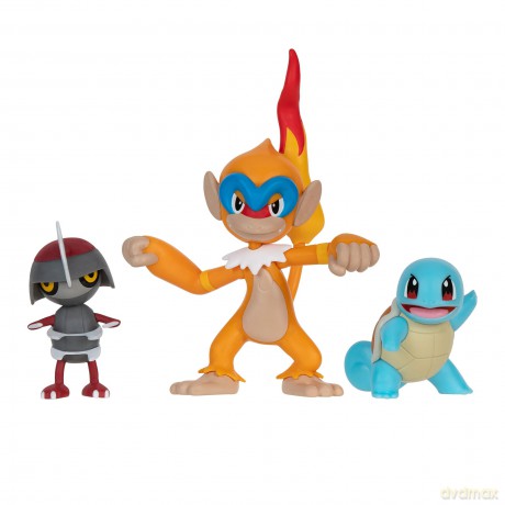 Pokemon - Battle Figure 3 Pk - Pawnirad, Squirtle (PKW3058) [FIGURKA]