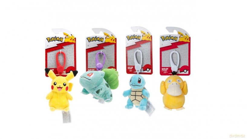 POKEMON - PLUSH CLIP ON W9 ASS (95177-9) [FIGURKA]