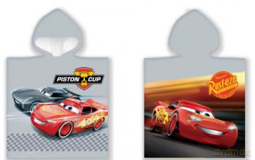 Poncho Towel - 50 x 100 cm - Cars (110067)